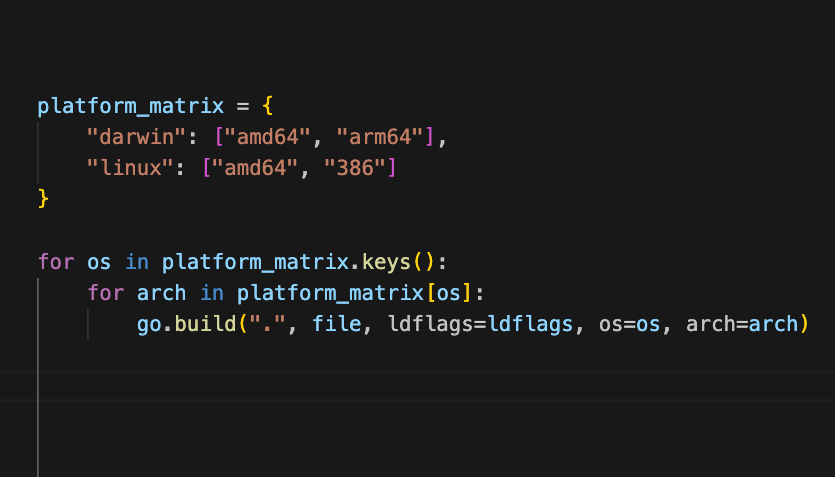 Code configuration instead of YAML files